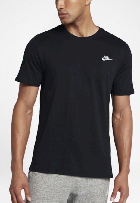 NIKE M NSW CLUB EMB FUTURA T-SHIRT BLACK