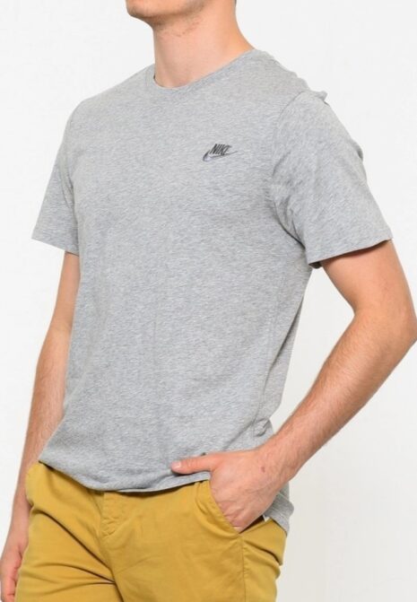 NIKE M NSW CLUB EMB FUTURA T-SHIRT GREY/GREY