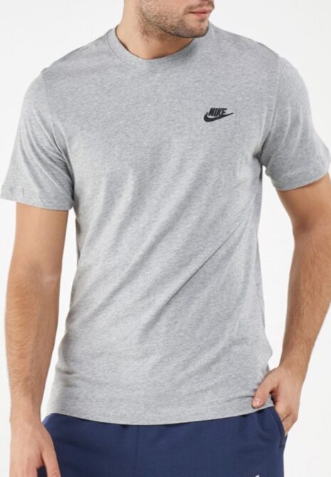 NIKE M NSW CLUB EMB FUTURA T-SHIRT GREY
