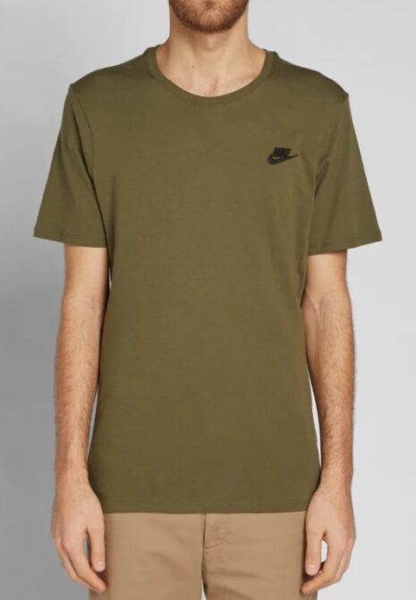 NIKE M NSW CLUB EMB FUTURA T-SHIRT OLIVE