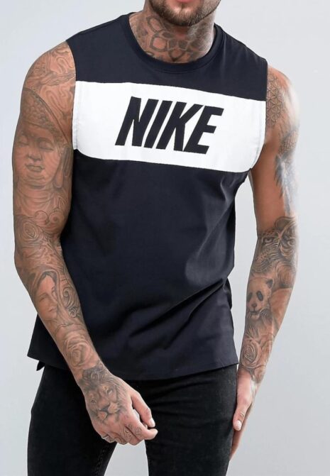 NIKE MENS AV15 NSW TRAINING VEST BLACK