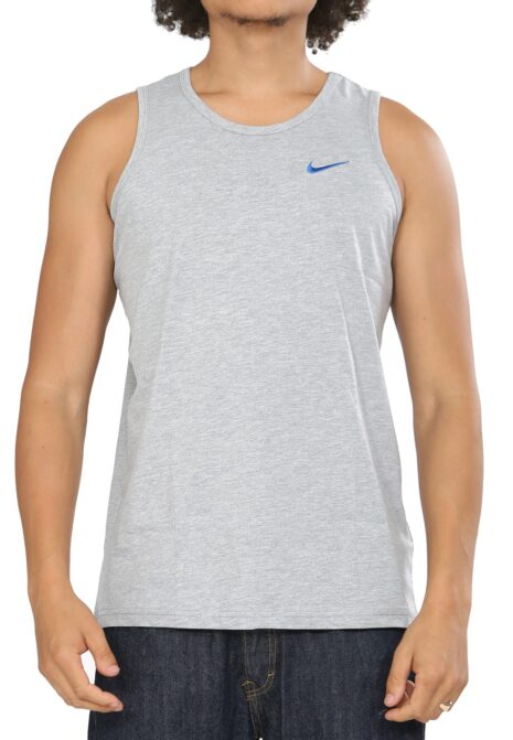 NIKE MENS ATHLETIC TRAINING VEST GREY
