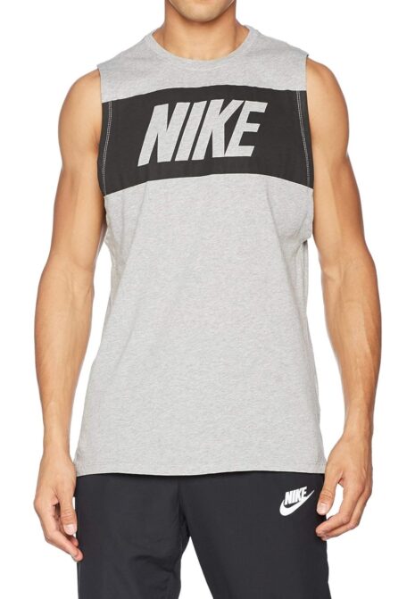 NIKE MENS AV15 NSW TRAINING VEST GREY