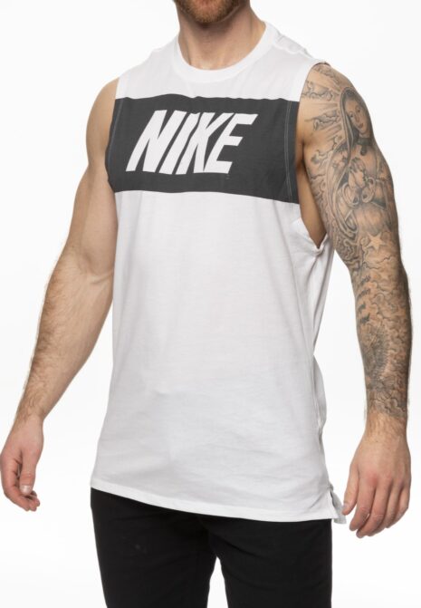 NIKE MENS AV15 NSW TRAINING VEST WHITE